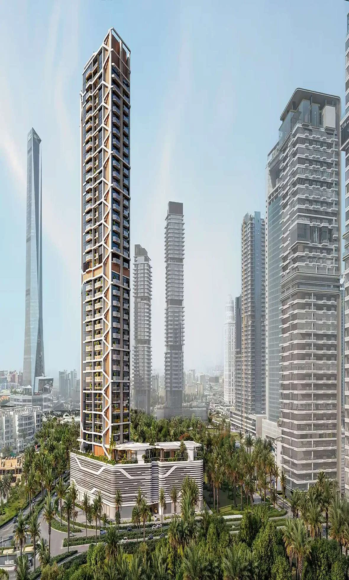 Eltiera Views by Ellington, architectural render, Jumeirah Islands, Dubai